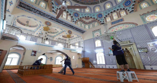 Buca’da camiler pandemi sonrasına hazır