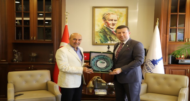 Yeşilay’dan, Başkan Soyer’e ziyaret