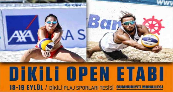 Dikili'de Plaj Voleybolu heyecanı yaşanacak