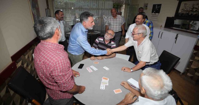 Başkan Sandal, Çay Mahallesi’ni ziyaret etti