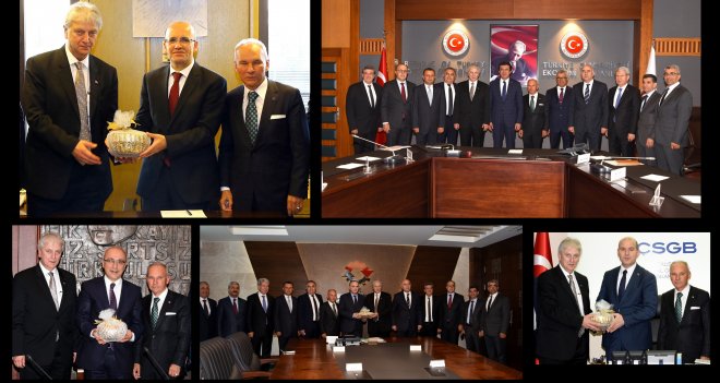 EBSO'dan 5 Bakana ziyaret