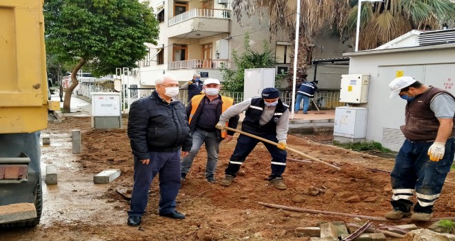 Başkan Selvitopu çalışmaları denetledi