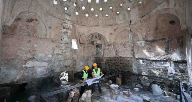 Kıllıoğlu Hamamı ayağa kalkıyor