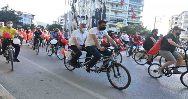 Torbalı’da pedallar 19 Mayıs için çevrildi