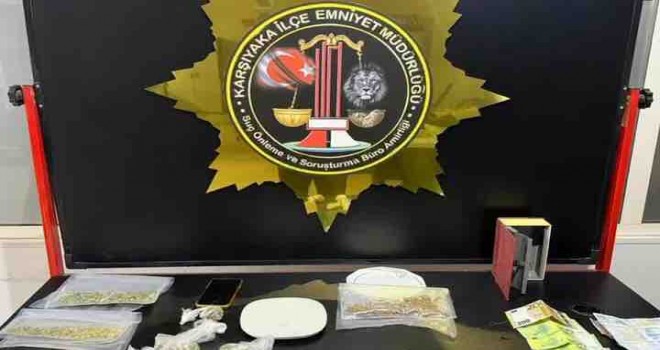 Karşıyaka'da uyuşturucu tacirlerine darbe