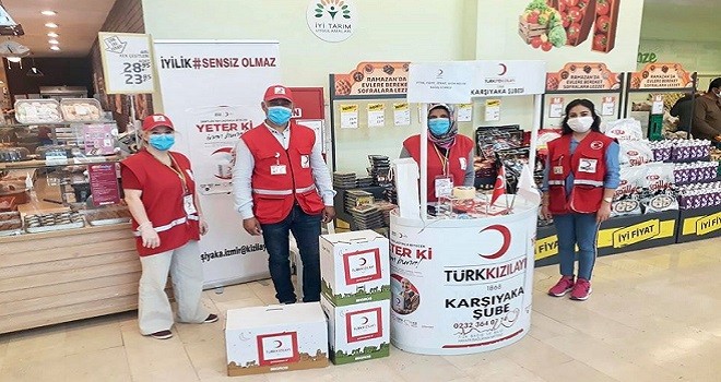 Bağış için stant kurdular