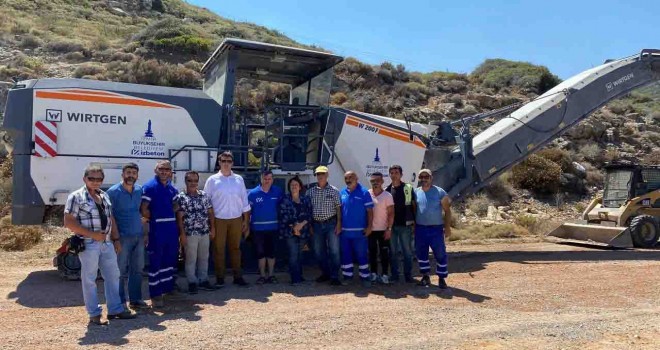 Karaburun’un can damarı Yeniliman yolu sil baştan