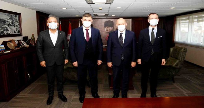 CHP Yüksek Disiplin Kurulu Başkanı'ndan Cemil Tugay'a ziyaret