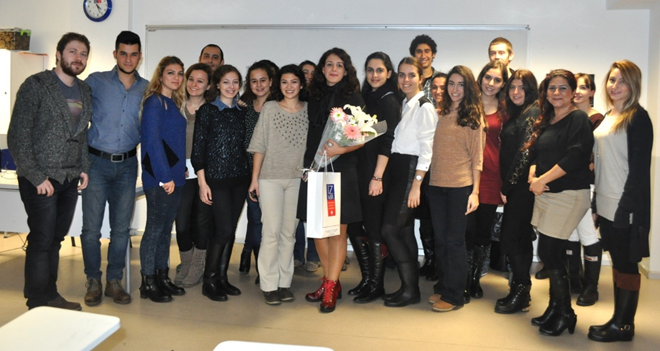 EMD İzmir Şubesi Başkanı Hicran Özdamar İzmir Üniversitesi'ndeydi