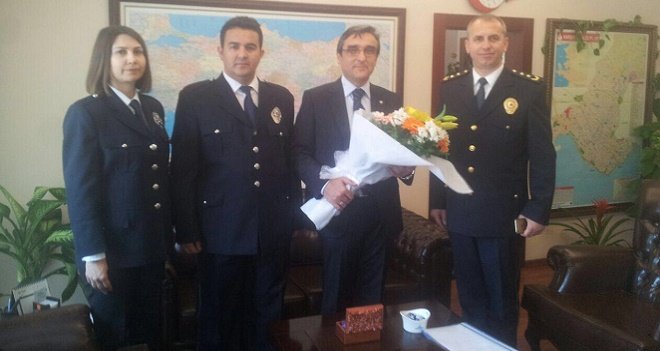 Emniyet Müdürü Yonar'dan Kaymakam Yücel'e ziyaret