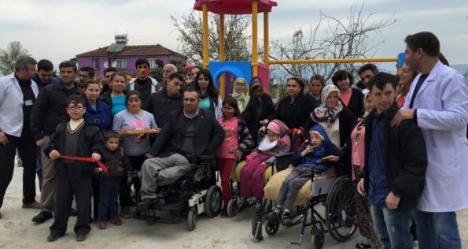 Engelli adaydan engelsiz park