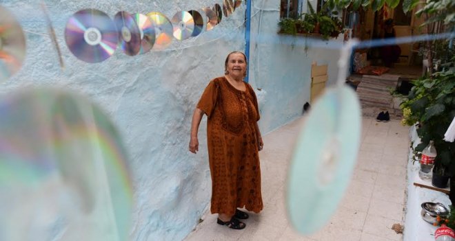 Evini CDlerle süsledi, turistlerin odağı oldu