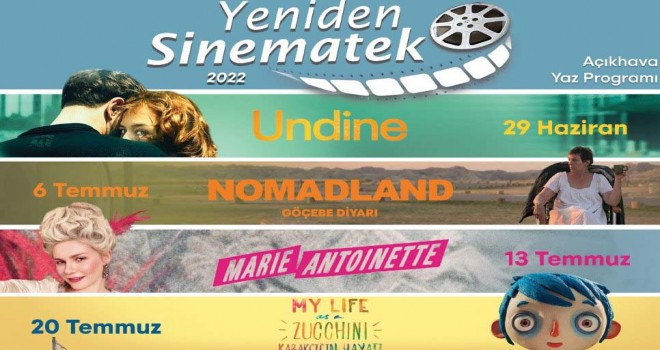 Açık havada sinema keyfi başlıyor