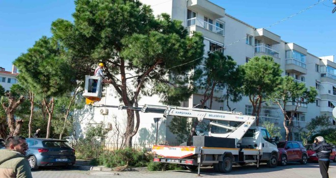 Karşıyaka'da bahar öncesi budama seferberliği