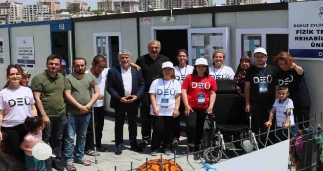 DEÜ deprem bölgesinde yedinci su arıtma ünitesini açtı