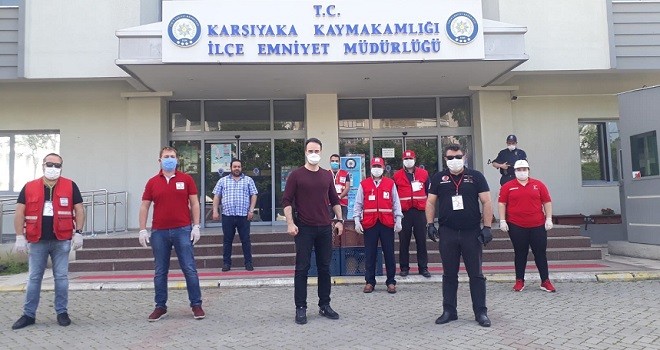 Karşıyaka Emniyetin iftarlıkları Türk Kızılay Karşıyaka’dan…