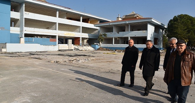 Kaymakam Demir: Atakent Anadolu Lisesi inşasını titizlikle izliyoruz