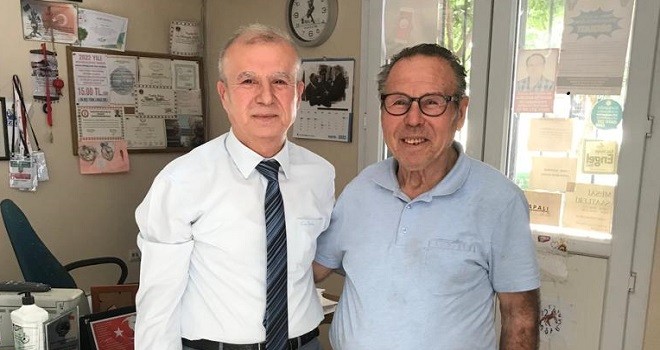 Müftü Gürler'den Tuna Mahallesi muhtarına ziyaret