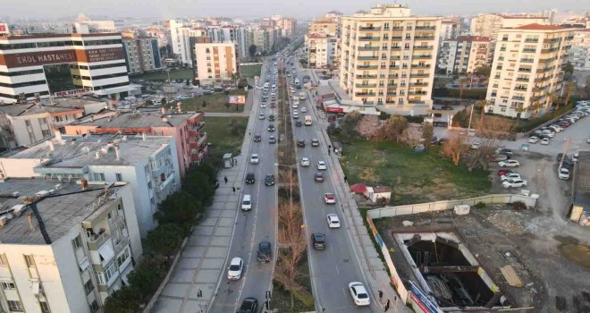 Çiğli Tramvay hattı çalışmaları nedeniyle trafik akışında değişiklik