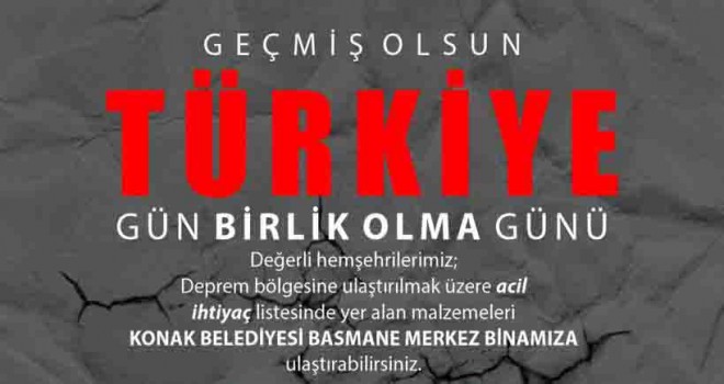 Batur: Geçmiş olsun Türkiye, gün birlik olma günü