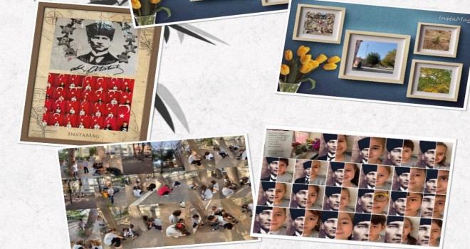 Çandarlı Cumhuriyet İlkokulu öğrencilerinden 100.yılda 100 ağaç