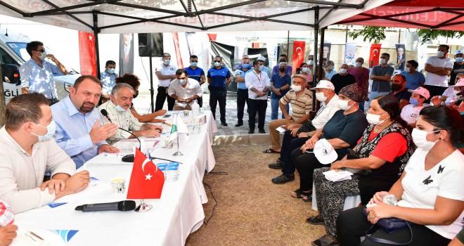 Başkan Utku Gümrükçü Balatçık Mahallesi’ni dinledi