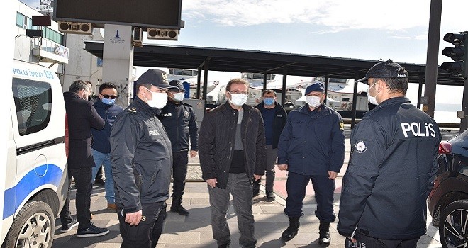 Kaymakam Çalışır'dan hafta sonu denetlemesi