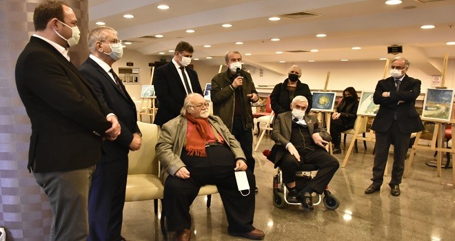 Sabahattin Ali - Dışarıda Deli Dalgalar Resim Sergisi açıldı