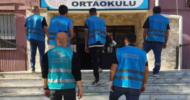 Ara tatilde okullara büyük destek: 35 Yükümlü kamu hizmetiyle sahada