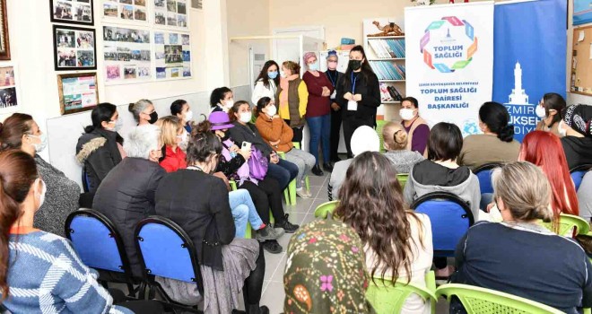 Çiğlili kadınlara ''Sağlıklı Yaşam'' bilgilendirmesi