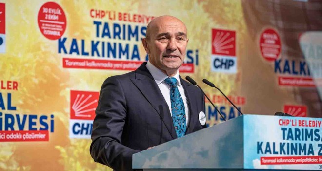 Başkan Soyer zirvede ''İzmir Tarımı''nı anlattı