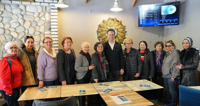 Çiftçioğlu, Türk Anneler Derneği’ni ziyaret etti