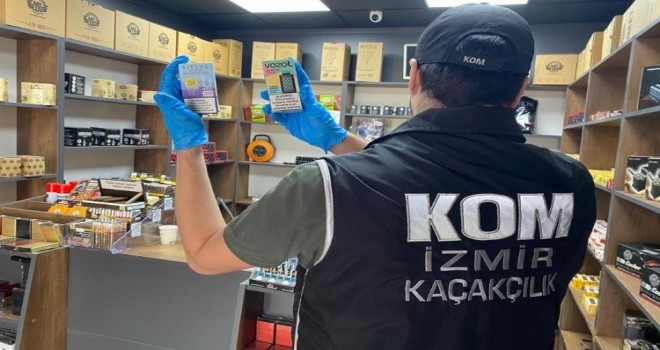 İzmir Emniyeti'nden kaçakçılık operasyonu
