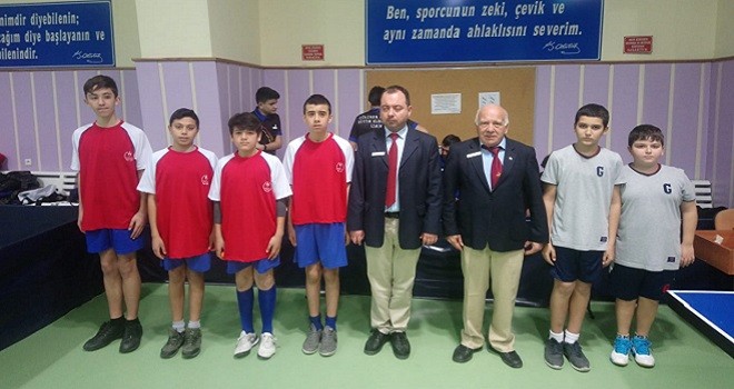 Baba oğul birlikte maç yönetti...