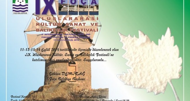 Foça Festivali davetiyeleri çiçek açtıracak