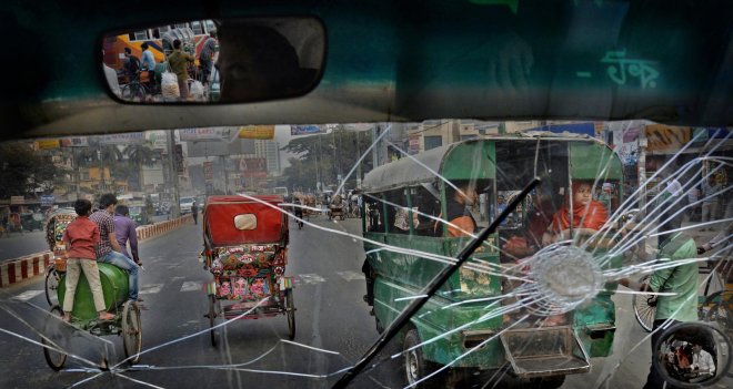 Fotoğraflarıyla trafik sorunlarına dikkat çektiler