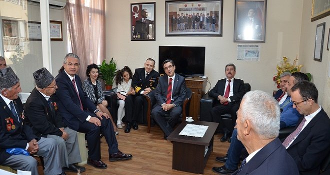 Gaziler Derneği’ne 29 Ekim ziyareti…