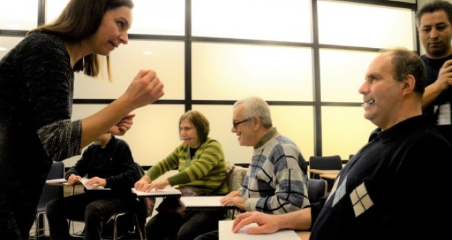 Görme engelliler sahneye hazırlanıyor