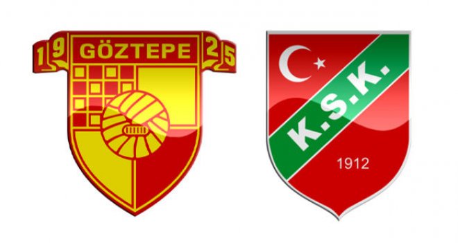 Göztepe - Karşıyaka derbisinde tribünler yarı yarıya...