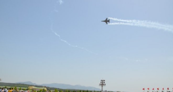 Havada muhteşem gösteri…