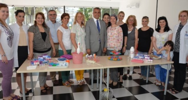 HavaJet'te kadınlara sabun üretimi gösterildi