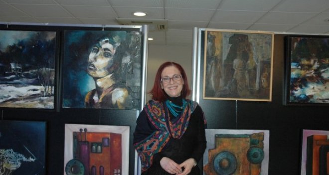 İç dünyasını tuvallere aktardı