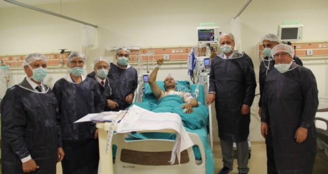 İKÇÜ'de ilk kalp nakli sevinci