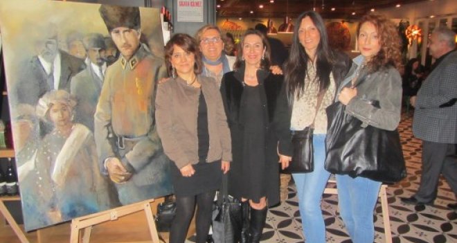 İki kentin ressamları bu sergide birlik oldu