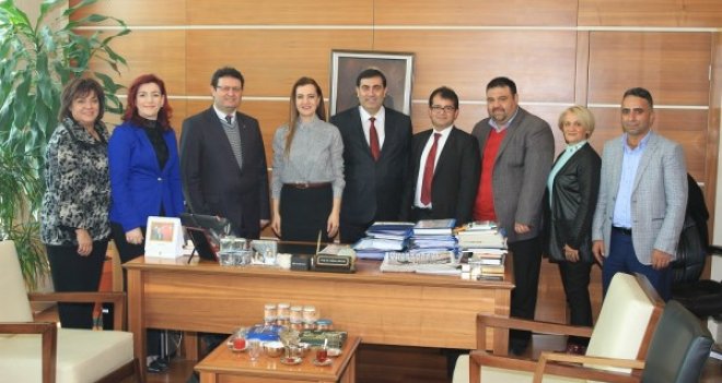 İlçe teşkilatlarından Hotar'a ziyaret