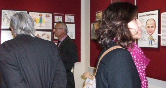 İlginç karikatürler müzede sergileniyor