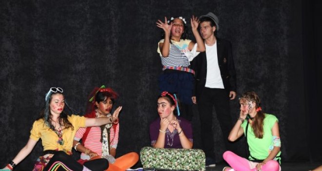 İlk sahne heyecanını yaşadılar...