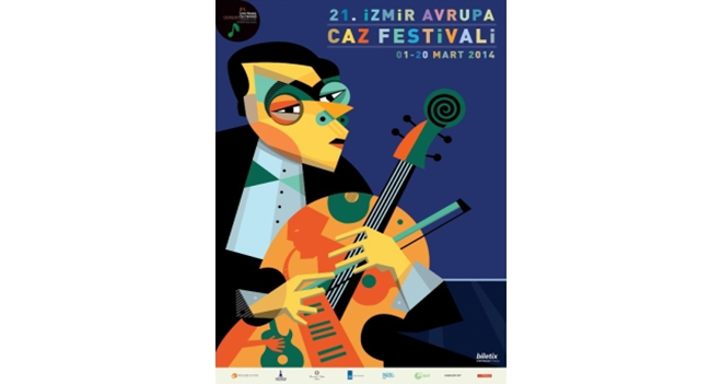 İzmir Avrupa Caz Festivali Afişini Arıyor