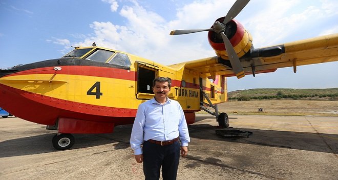 İzmir Orman Bölge Müdürü Aybal: Yangınlara uçaklarımız hazır
