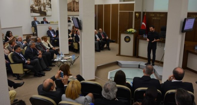 İzmir Ticaret Borsası’nda “beyni doğru kullanma”, “protokol ve nezaket kuralları” konferansı